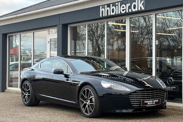 Blå Aston Martin Rapide S fra 2016