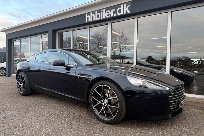 Blå Aston Martin Rapide S fra 2016
