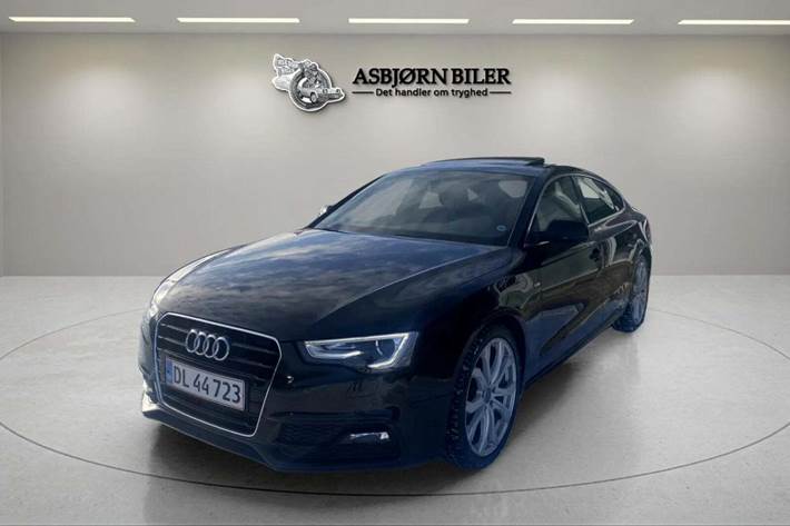 Sort Audi A5 fra 2016