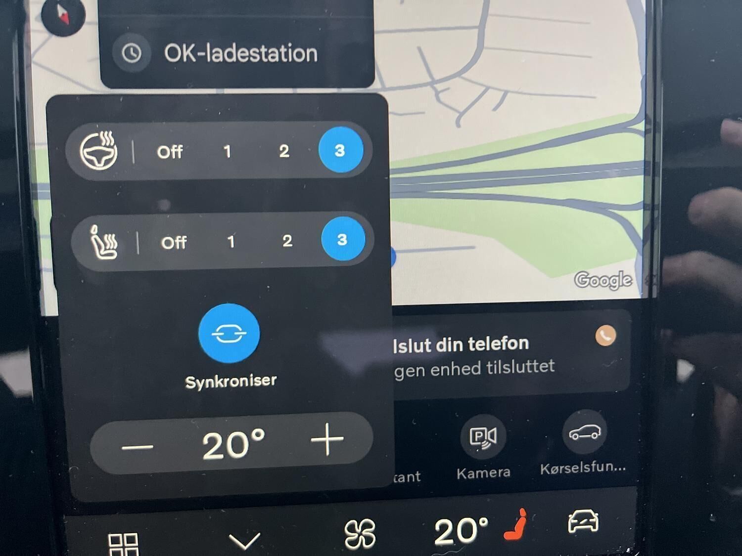 Grå Volvo EX40 fra 2026