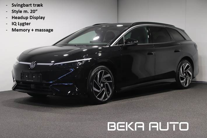 Sort VW ID.7 fra 2025 set udefra