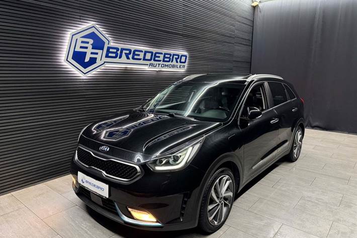 Sort Kia Niro fra 2019 set udefra