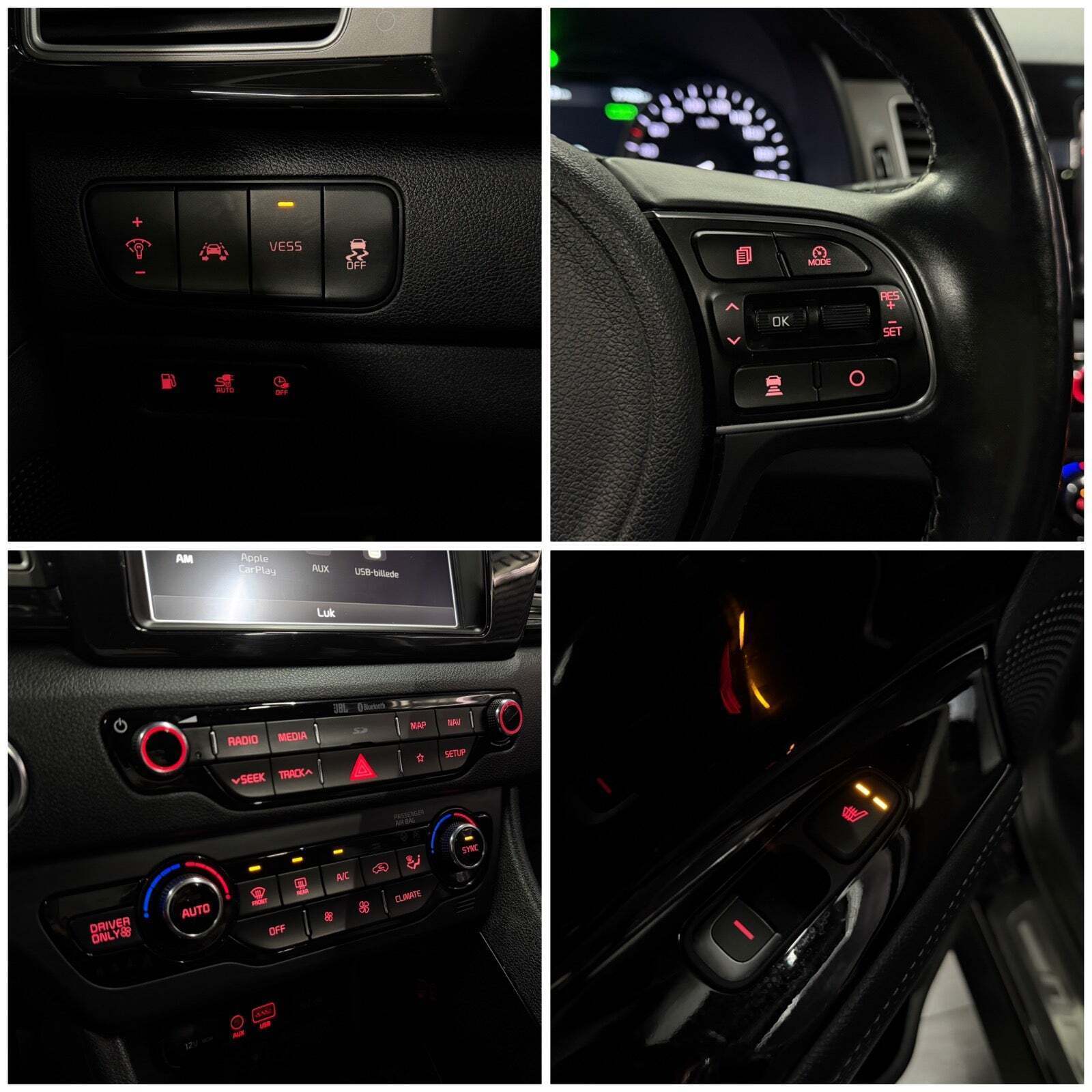 Sort Kia Niro fra 2019