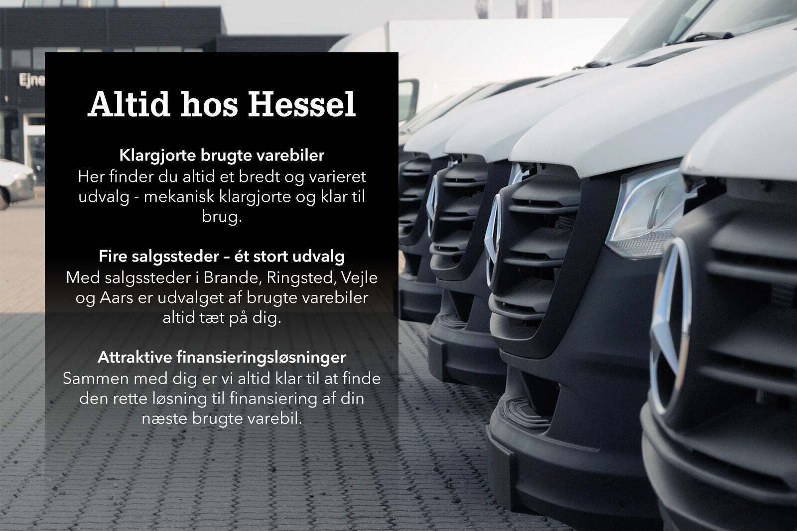 Sort Mercedes eVito 129 fra 2022