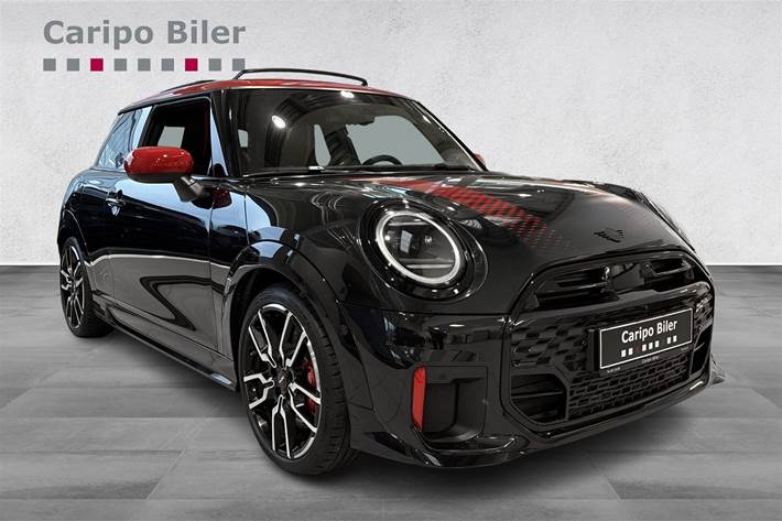 Sort Mini Cooper fra 2025 set udefra