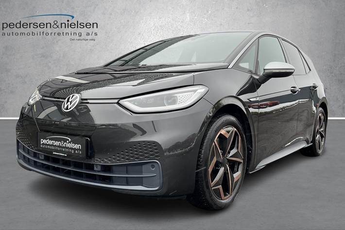 Grå VW ID.3 fra 2020 set udefra