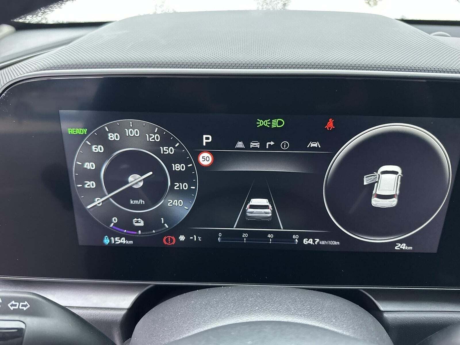 Rød Kia Niro fra 2025