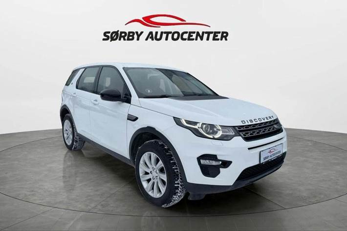 Hvid Land Rover Discovery Sport fra 2019