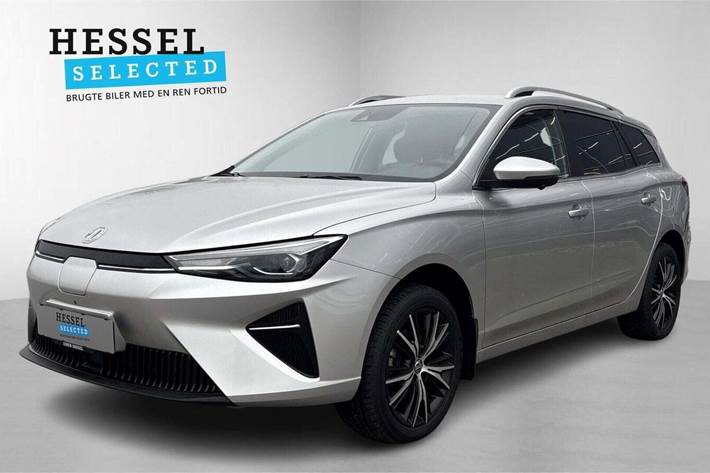 Grå MG 5 fra 2023 set udefra