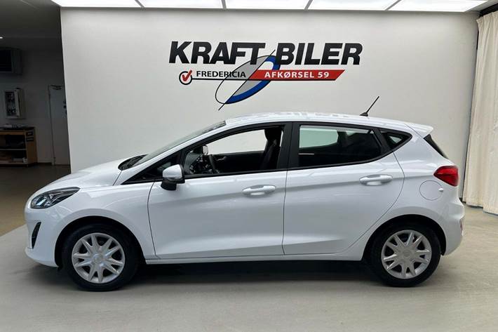 Hvid Ford Fiesta fra 2019