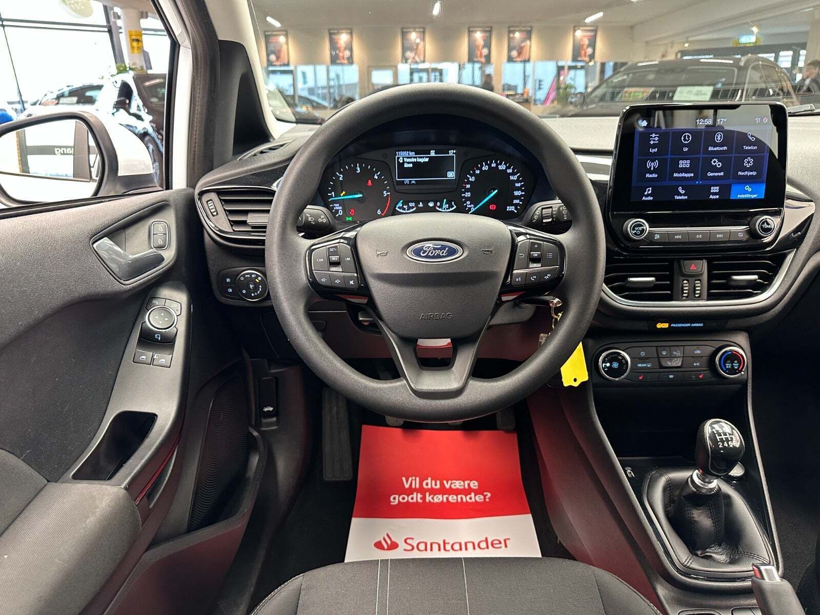 Hvid Ford Fiesta fra 2019