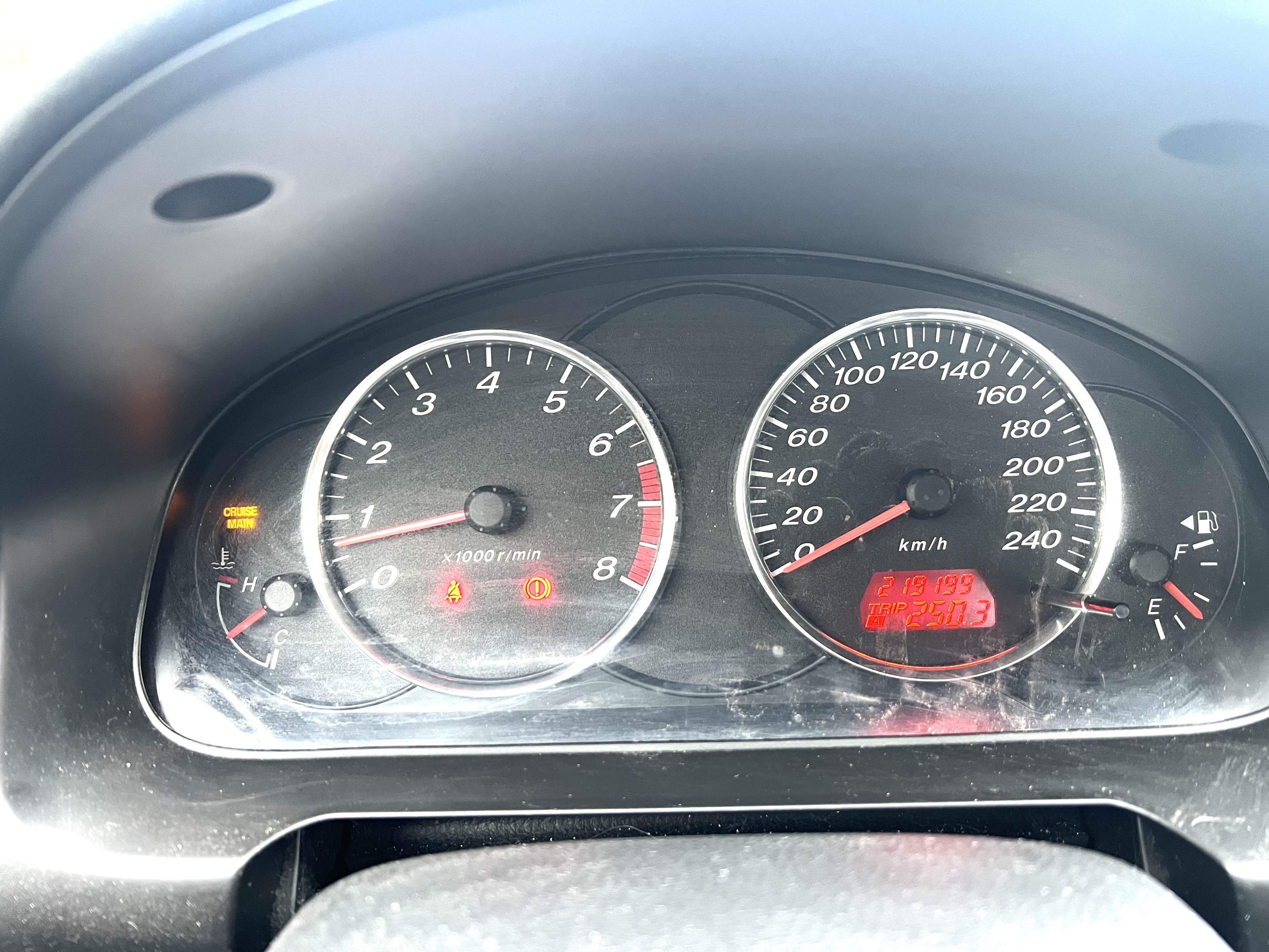 Sølv Mazda 6 fra 2005