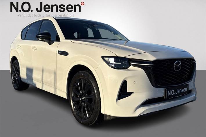 Hvid Mazda CX-60 fra 2022 set udefra