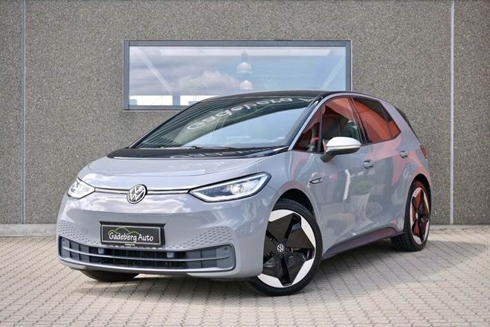 Grå VW ID.3 fra 2020 set udefra