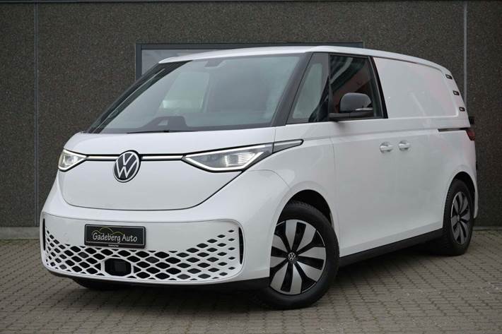 Hvid VW ID.Buzz fra 2025 set udefra