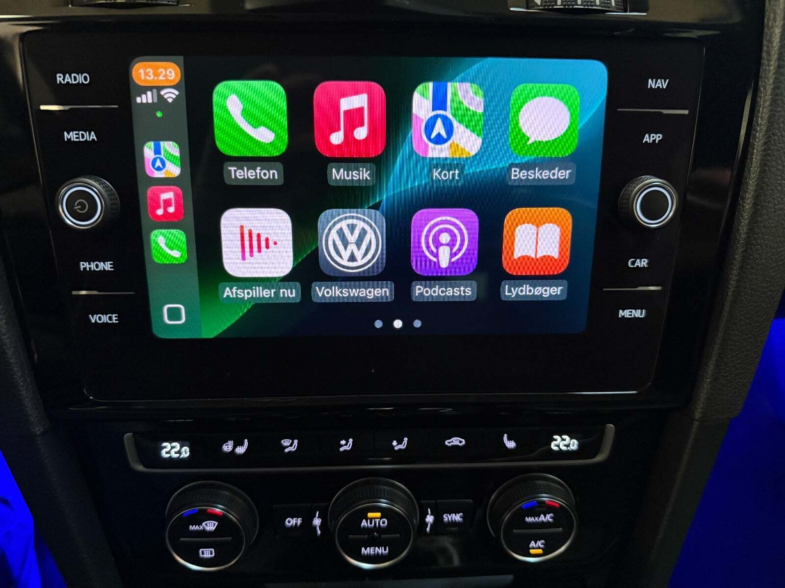 Sort VW Golf VII fra 2018