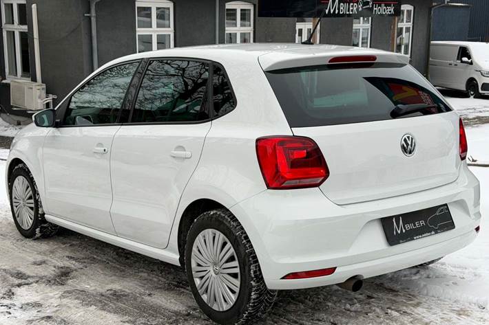 Hvid VW Polo fra 2017
