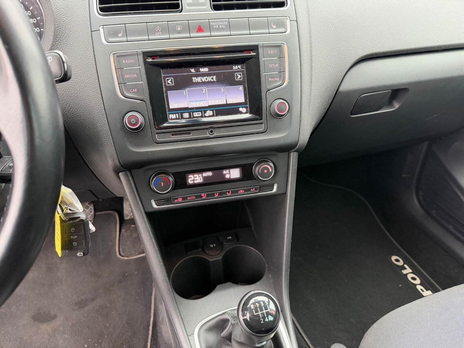 Hvid VW Polo fra 2017