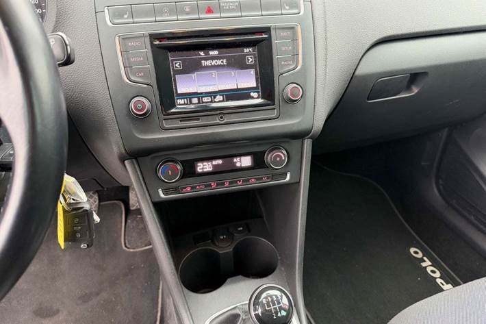 Hvid VW Polo fra 2017