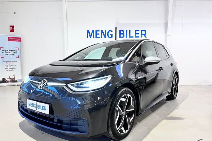 Grå VW ID.3 fra 2020 set udefra
