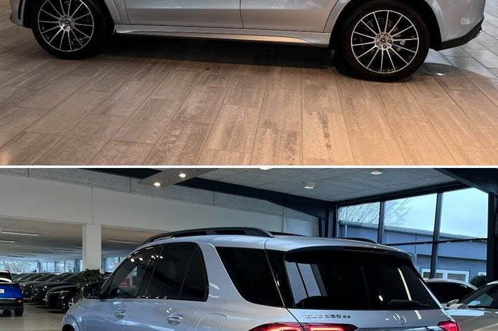 Sølv Mercedes GLE350 de fra 2022