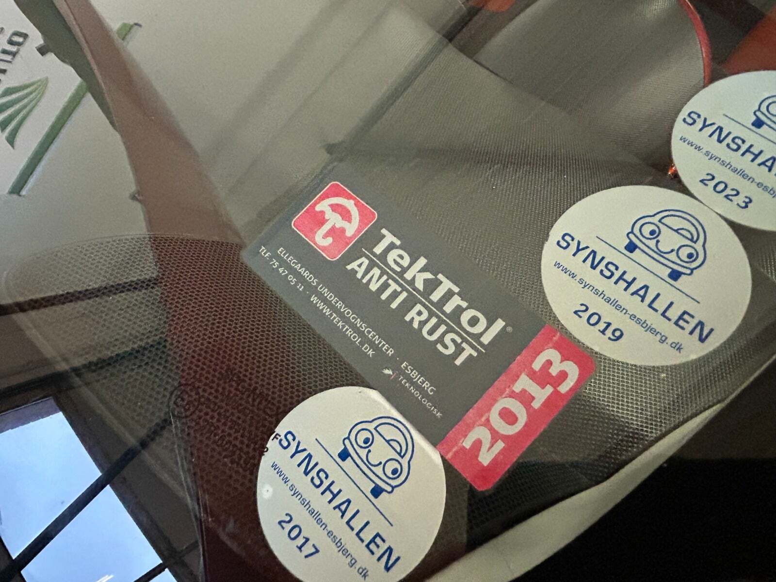 Orange Toyota Aygo fra 2012