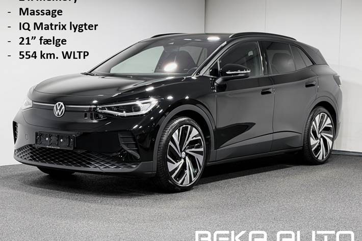 Sort VW ID.4 fra 2025 set udefra