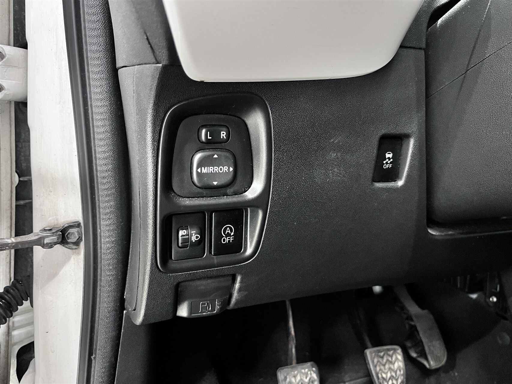 Hvid Toyota Aygo fra 2016