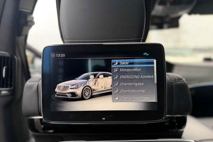 Gul Mercedes S63 fra 2017