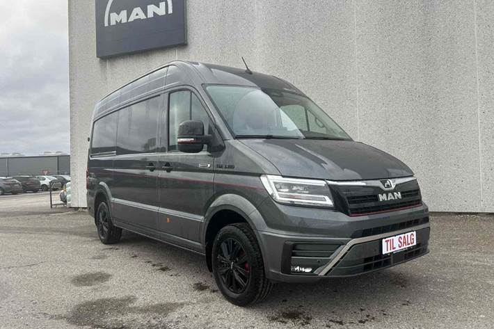 Sort MAN TGE fra 2026 set udefra