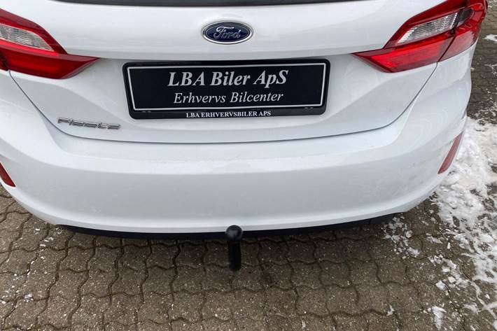 Hvid Ford Fiesta fra 2020