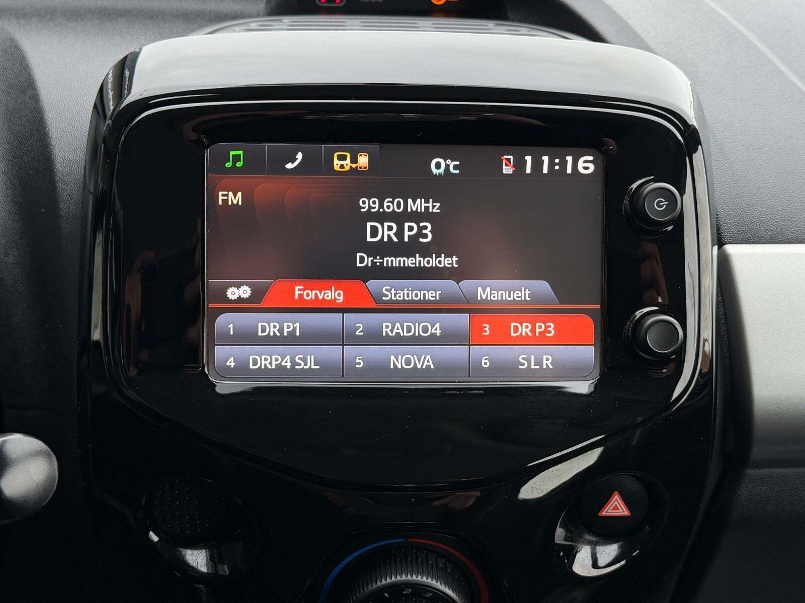 Sort Peugeot 108 fra 2016