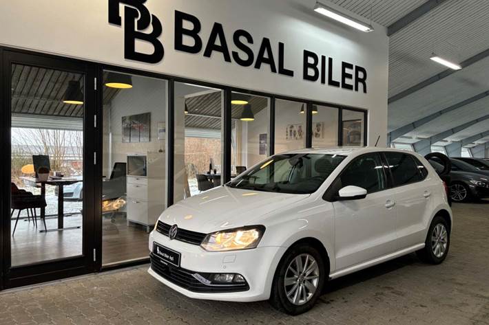 Hvid VW Polo fra 2016
