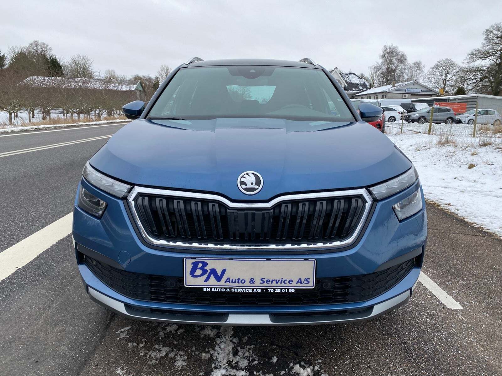 Blå Skoda Kamiq fra 2020