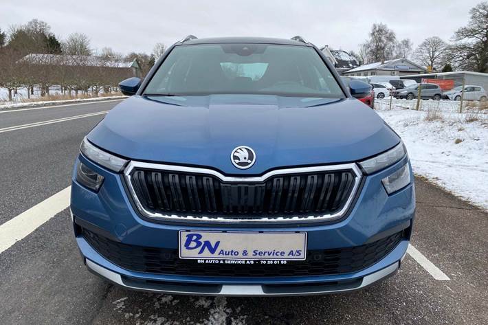 Blå Skoda Kamiq fra 2020