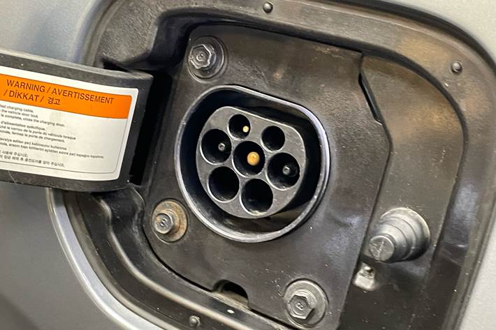 Blå Kia Ceed fra 2020