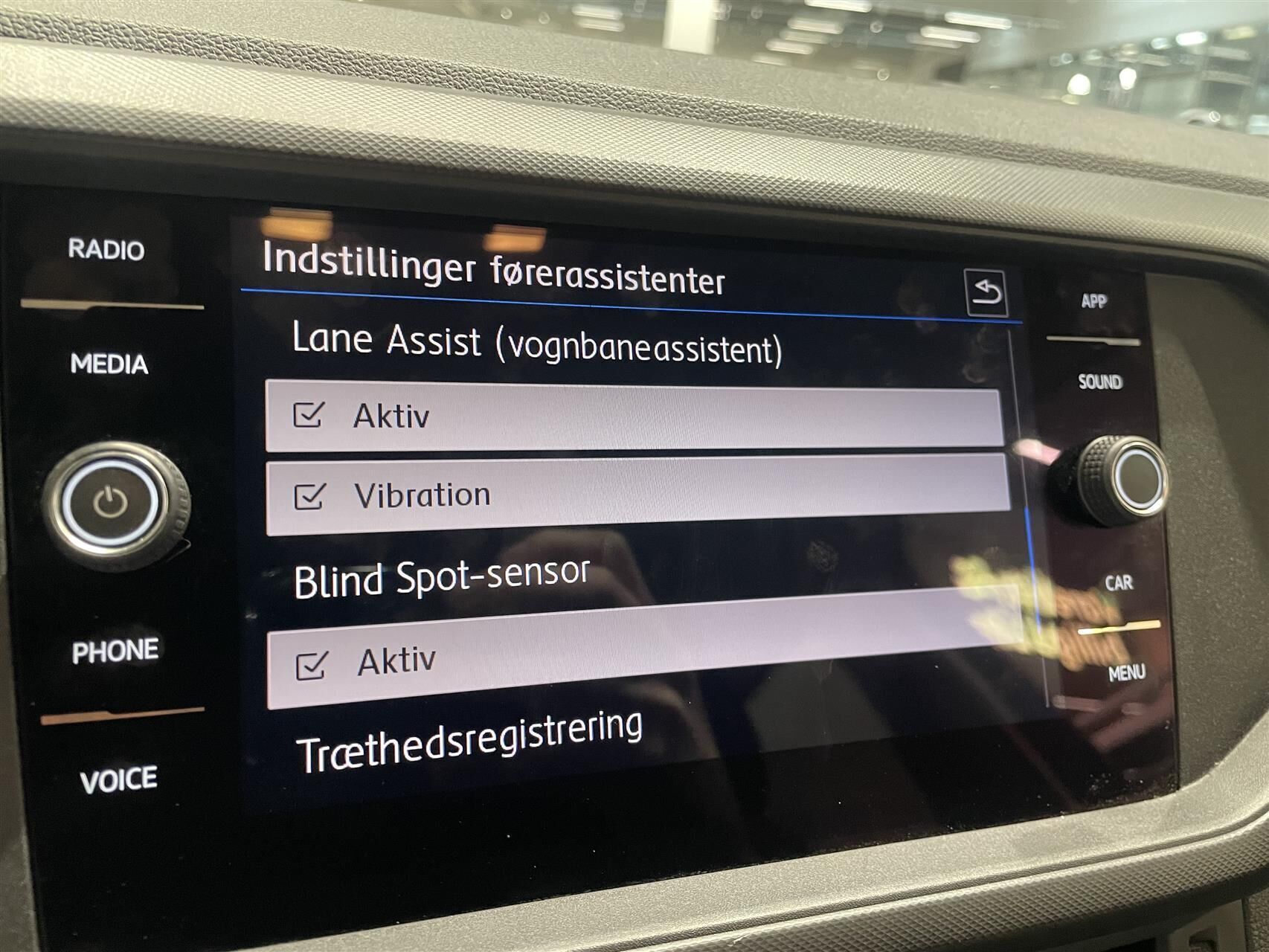 Blå VW T-Cross fra 2020