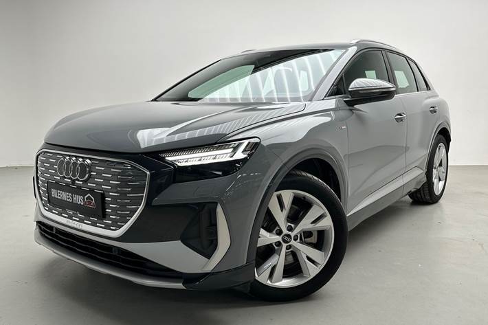 Grå Audi Q4 fra 2024