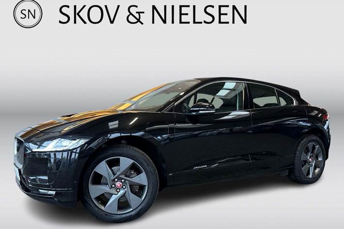 Sort Jaguar I-Pace fra 2019 set udefra