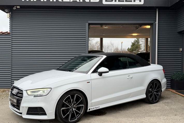 Hvid Audi A3 fra 2017