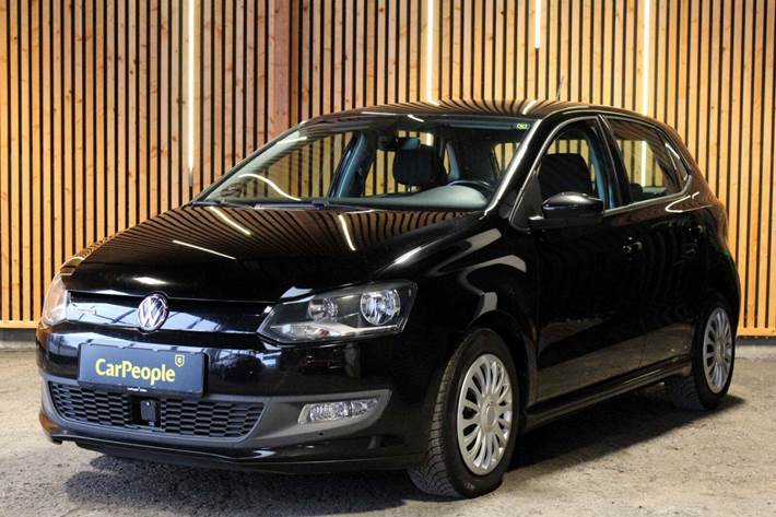 Sort VW Polo fra 2016 set udefra
