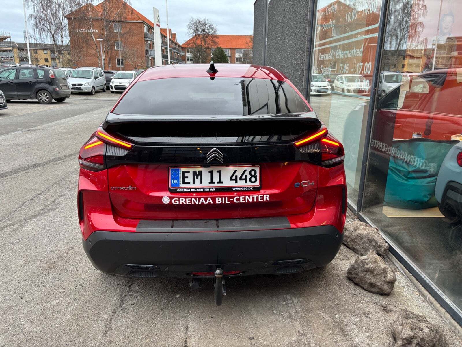Rød Citroën ë-C4 fra 2024