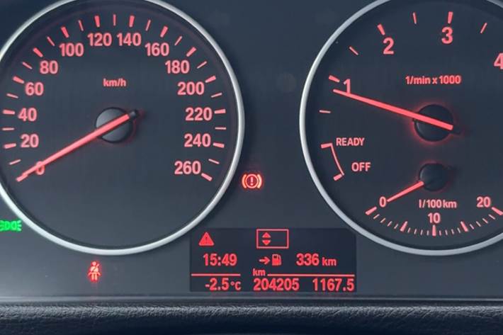 Sort BMW 3-Serie fra 2014