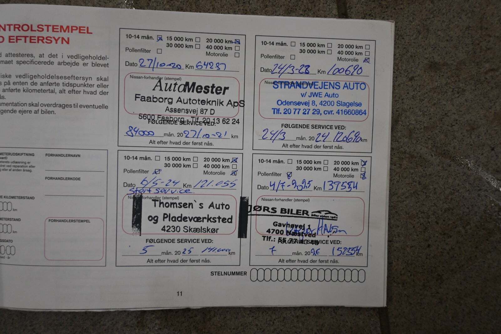 Grå Nissan Qashqai fra 2018