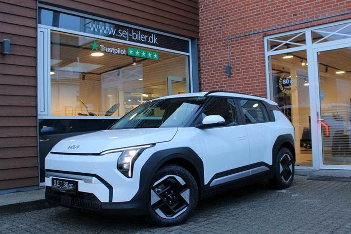 Hvid Kia EV3 fra 2026
