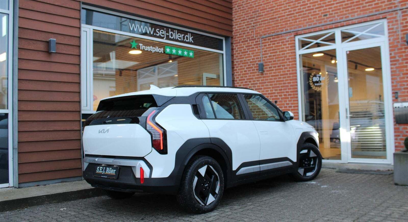 Hvid Kia EV3 fra 2026