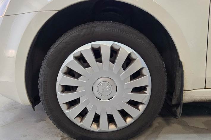 Hvid Skoda Octavia fra 2014