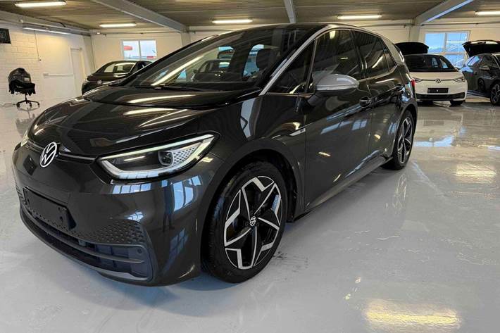 Grå VW ID.3 fra 2020 set udefra