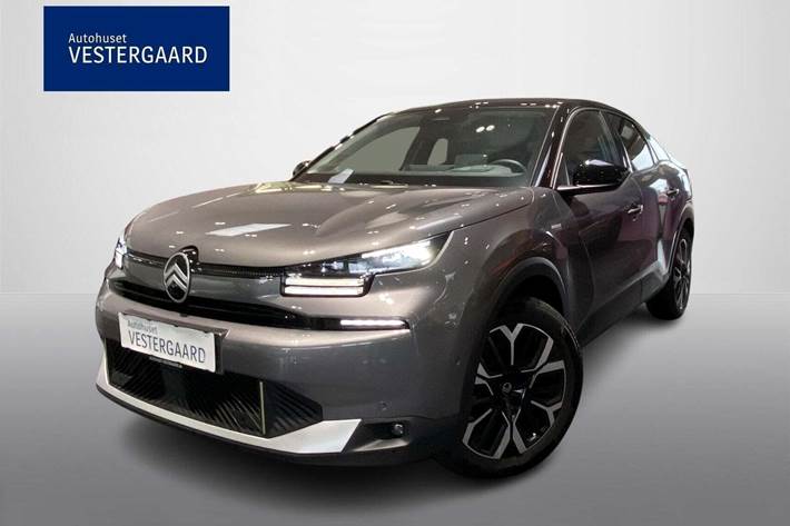 Grå Citroën ë-C4 fra 2025 set udefra