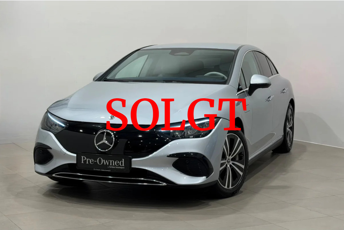 Sølv Mercedes EQE350 fra 2023